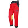 Jardiaffaires Pantaloni professionali adatti per taglialegna Authentic Rosso, rosso, L