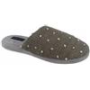Generico de Fonseca Pantofole Ciabatte Invernali Donna con Materiale Esterno in Maglia e Fodera in Cotone - MOD. Roma Top I W734 (Grigio, 38/39)