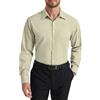 HISDERN Camicia Khaki Chiaro da Uomo a Maniche Lunghe Camicia da Lavoro in Fibra di bambù Elegante Causale Non Stirata vestibilità Regolare con Tasca,L