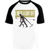 Hopestly Warframe I Need A Day off Damaged Maglietta da Baseball Unisex da Donna Uomo Bianca Girocollo Maniche Corte Cotone Organico Tee T-Shirt Unisex White XL