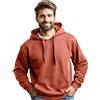 Star and Stripes Stars and Stripes Felpa da uomo vintage marrone tinta unita a maniche lunghe casual essenziale felpa con cappuccio tasca a marsupio con coulisse senza zip, Marrone vintage., XL