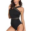 GUOCU Costume Intero da Donna Donne Sexy Fiore Stile Imbottito Costumi da Bagno Bikini