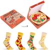 AGRIMONY Calzini Pizza Cibo Uomo Donna Ragazzi Papà Mamma Divertenti - Idee Regalo Originali Utile Natale Compleanno per Lui Lei
