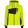 CMP Giacca da sci da uomo in twill 34W4667 (IT, Numero, 52, Regular, Regular, LIME/NERO)