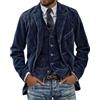 Generic Giacca da Uomo, Stile Vintage, Casual, da Lavoro, Leggera, Sportiva, per Outfit quotidiani Lavoro