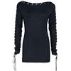 Gothicana by EMP Camicia da Donna a Maniche Lunghe con Maniche Rimovibili