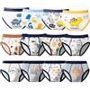 Letoileite Slip da Ragazzo Biancheria Intima Pantaloni Dinosauro Slip Morbido Cotone per Bambini 2-12 Anni 12 Pezzi