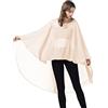 BEAUTELICATE Scialle Coprispalle Chiffon Donna Elegante Stola Cape Mantello per Sposa Estivo Cerimonia Matrimoni Cerimonia Festa