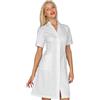 Ergos Workwear I.sacco Camice da Lavoro da Donna ACAPULCO con Mezza Manica in Poliestere Cotone (Bianco)