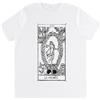 PRO' line Dshirt14T-shirt Tarocchi Le Monde - Arcani Maggiori | Armonia, Realizzazione e Completamento | Cotone Biologico, Sostenibile Il Mondo cartomanzia (IT, Testo, L, Regular, Regular, White)