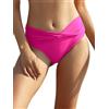 SHEKINI Fondo Bikini per Donna Triangolo Classico Ruched Bikini Nuoto Tronchi Culotte Slip Costumi da Bagno Pantaloncini da Spiaggia