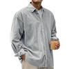 PADOLA Camicia Uomo in Velluto a Coste Ampia Maniche Lunghe con Bottoni Collo a Revers Stile Casual Elegante Versatile per Ufficio e Tempo Libero Primavera e l'autunno