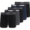 Puma Boxer da Uomo, Confezione da 5, Nero/Grigio/Navy, Medium