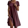RYTEJFES Vestiti Donna Estivi Vestiti Estivi Donna Abito Abiti Eleganti Curvy Cotone Vestito Estivo Elegante Mare Da Spiaggia Lunghi Tubino Lungo Completi Svasati Primaverile 2Xl Sandali Estate Leggero Corto