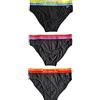 LEGEA, 6 Paia di Slip Uomo in Cotone Elasticizzato con Elastico Esterno