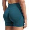 ZAAYO Pantaloncini sportivi da donna, per allenamento e allenamento, da 4,5, senza cuciture, per motociclisti