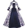 PINTUTU Abito Medievale Da Donna, Stile Rococò, Barocco, Marie Antonietta, Abito Da Ballo, Abito Da Sera, Cosplay, Retrò, Principessa, Abito Da Festa, Abito Da Ballo, Rinascimentale, Gonna Acostumi Carnevale