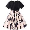 Generic Abito da Ragazza 2025 Casuale Vestito Bambina con Paillettes E Maglia Trasparente Elegante da Principessa da Sera Abito Vestito Invernale in Maglia per Bambine di 2-15 Anni per Cerimonie Compleanni