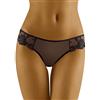 Wolbar Perizoma Femminile Trasparente WB26, Nero,L