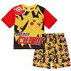 Pokémon Pokemon - Pigiama corto da bambino, motivo: Pikachu the Champ, Multicolore, 5-6 Years