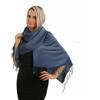 PashminaShine - Sciarpa Morbida Kashmir Seta Leggera, Sciarpa Estate Uomo, Sciarpe E Scialli Per Donne, Pashmina Regali Donne, Blu Reale, XL