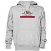 Capzy Surfing California Bear Grigio Felpa con Cappuccio Maglione Unisex Uomo Donna Grey Unisex Hoodie