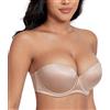 DotVol Push Bra Cuscino Donna Frameless Comodo Biancheria Intima Giornaliera Beige 4D