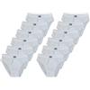 nicoit Slip Uomo in 100% Cotone, Mutande Uomo Bianche, Pacco da 12 (IT, Testo, XXL, Regular, Regular, 12, 12pz Bianco)