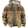Hixingo Felpa Uomo con Cappuccio Invernale in Pile Calda, 2XS-7XL Thickened Felpe Giacca Manica Lunga Comoda a Calda Hoodie con Cerniera, Cappotto Giacca con Tasche Inverno (Stile B-02,4XL)