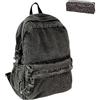 owsber Denim Zaino Donna Uomo Casual Lavoro Leggero Grande Tinta Unita Borsa Uscire Regali di Natale