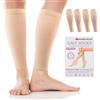Migliore Wear 2 paia di calze a compressione da uomo e da donna, 20 - 30 mmHg | Classe 2 calze a compressione medica, supporto graduato, calze per trombosi