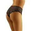 Wolbar Culotte da Donna Ricamate A Vita Alta WB472, Nero,M