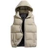 Peuignao Gilet Imbottito Uomo Giubbotto smanicato Uomo Invernale Giubbino Smanicato Gilet Trapuntato con Cappuccio Uomo Taglie Forti Giacca senza Maniche Giacchetto smanicato Uomo Puffer Gilet Uomo Imbottiti