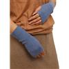 Prettystern Donna Scaldamani Guanti Dita Scoperte in Cashmere 100% Cachemire Polsini Manicotti