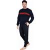 Australian Pigiama Lungo Uomo in Caldo Cotone in Vari Modelli E Taglie dalla M alla 2XL, Pigiama Maschile (M (46), AI746-Blu)