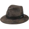 Stetson Jacky Pigskin Cappello Traveller Pelle Uomo Tutto l Anno