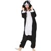 Simzoo Pigiama Intero Animali Unisex Kigurumi Adulto Carnevale Onesie Cosplay Halloween Costume per Donna Uomo Sleepwear