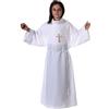 Holyart Abiti Prima Comunione: Kit Prima Comunione Croce cingolo Abitino Coprente in Primis, 135 cm (53 INC.)
