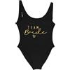 Beichwtd Costume Intero Costumi da Bagno Donna Team Bride Bikini Bride To Be Addio al Nubilato per Rimboccare La Pancia