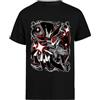 Generico Demone Stolas T-Shirt Oversize Unisex Nera Baggy Tee