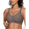 Generic Cuttli Bra, reggiseno da donna a figura intera, chiusura frontale senza ferretto jacquard supporto postura, comodo reggiseno push up senza fili