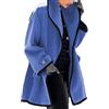 KeYIlowys Giacca da Donna in Lana con Cappuccio Allentata A Maniche Lunghe Autunno/Inverno Stile Esplosione Double-Face