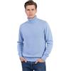 Marenza Maglia Collo Alto Uomo Misto Cashmere Made In Italy Maglione Dolcevita Manica Lunga Cachemire Doppio Filo Autunno Inverno Pullover Nero Beige Bianco Grigio Ragazzo Polo Invernale