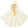 Nemopter Carino Capo con Cappuccio Bambino Ragazzo Ragazze Felpa Con Cappuccio Lana Morbido Poncho Mantello Antivento Inverno Autunno Capispalla Caldo Scialle per Bambini 0-3 anni
