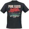 Pink Floyd Pompeii Album Cover Uomo T-Shirt Nero 100% Cotone Regular