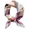 LumiSyne Sciarpe Di Seta Donna Foulard Quadrata Modello Di Gatto Raso Seta Morbida Calda Sciarpa Al Collo Stile Per Il Tempo Libero Decorazione Moda Fazzoletto Fascia Per Capelli Primavera Autunno
