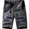 Yukirtiq Pantaloncini Cargo da Uomo con Cintura Bermuda Mimetici Pantaloni Estivi Corti da Uomo Pantaloncino Sportivi Pantaloni da Lavoro Corti