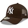 New Era York Yankees MLB Truckerkappe Braun NY-Logo Mesh Snapback Baseball cap Kinder - Child