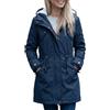 YYNUDA Parka invernale da donna con cappuccio in cotone, cappotto, calda giacca outdoor, Nero