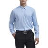 HISDERN Camicia Blu da Uomo a Maniche Lunghe Camicia da Lavoro in Fibra di bambù Camicia Elegante Causale Non Stirata vestibilità Regolare con Tasca,XL